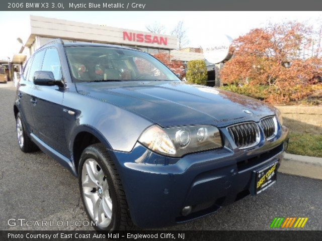 2006 BMW X3 3.0i in Mystic Blue Metallic