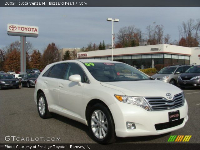 2009 Toyota Venza I4 in Blizzard Pearl