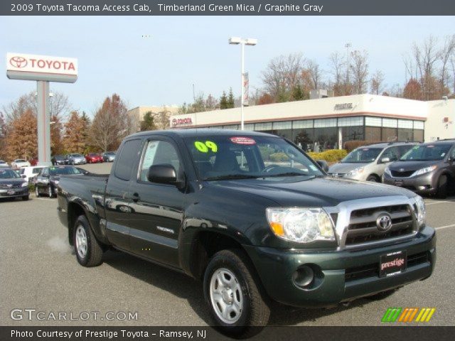 2009 Toyota Tacoma Access Cab in Timberland Green Mica