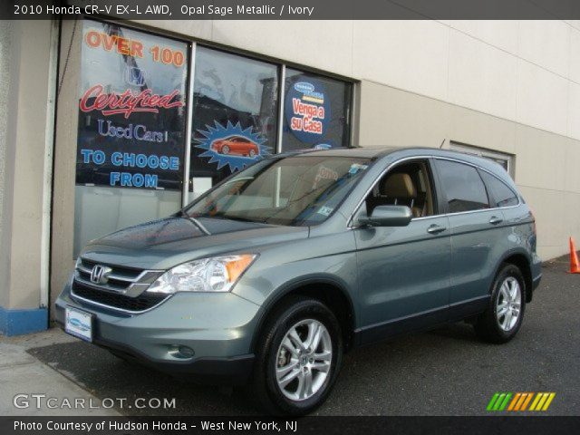 2010 Honda CR-V EX-L AWD in Opal Sage Metallic