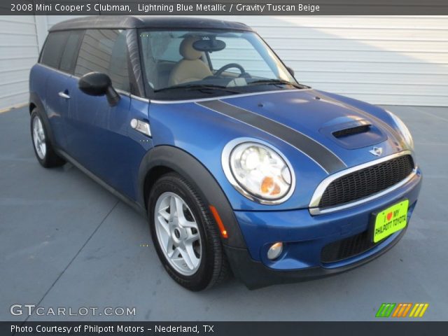 2008 Mini Cooper S Clubman in Lightning Blue Metallic