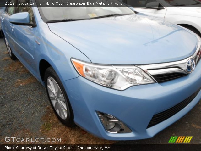 2012 Toyota Camry Hybrid XLE in Clearwater Blue Metallic