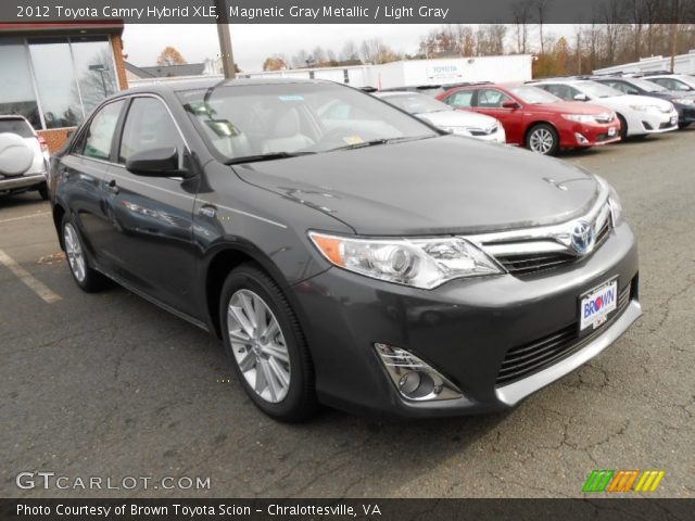 2012 Toyota Camry Hybrid XLE in Magnetic Gray Metallic