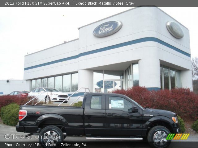 2013 Ford F150 STX SuperCab 4x4 in Tuxedo Black Metallic