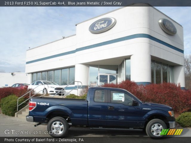 2013 Ford F150 XL SuperCab 4x4 in Blue Jeans Metallic