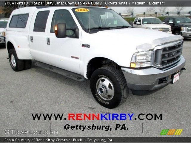 2004 Ford F350 Super Duty Lariat Crew Cab 4x4 Dually in Oxford White