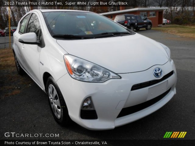 2012 Toyota Prius c Hybrid Two in Super White
