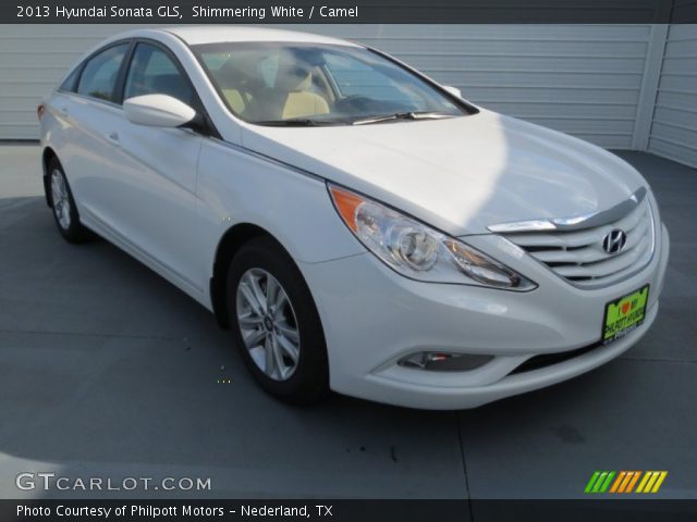 2013 Hyundai Sonata GLS in Shimmering White