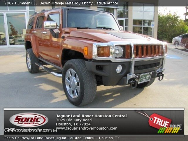 2007 Hummer H3  in Desert Orange Metallic