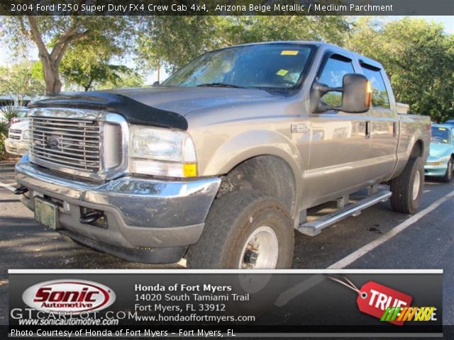 2004 Ford F250 Super Duty FX4 Crew Cab 4x4 in Arizona Beige Metallic