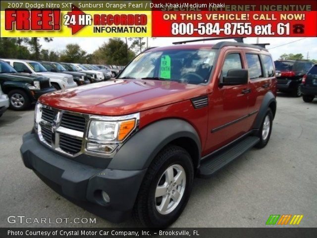 2007 Dodge Nitro SXT in Sunburst Orange Pearl
