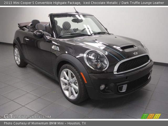 2013 Mini Cooper S Convertible Highgate Package in Iced Chocolate Metallic