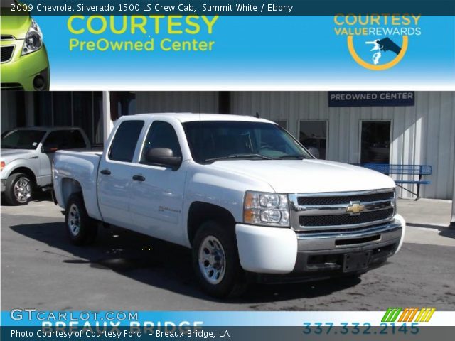 2009 Chevrolet Silverado 1500 LS Crew Cab in Summit White