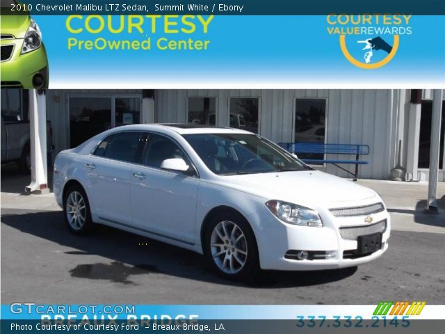 2010 Chevrolet Malibu LTZ Sedan in Summit White