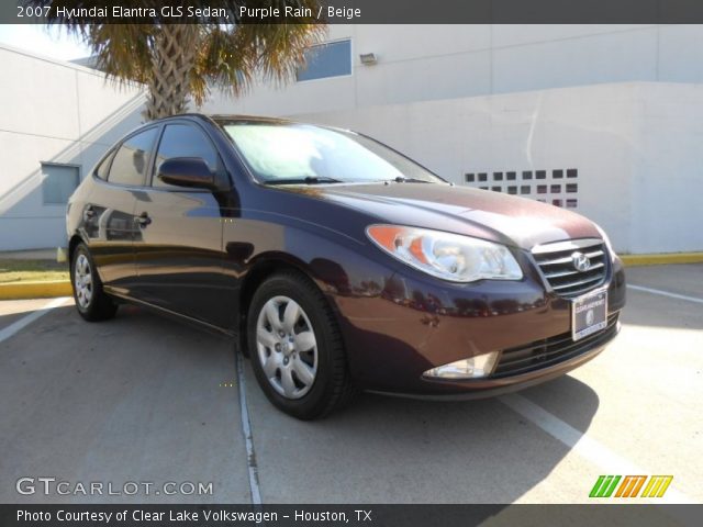 2007 Hyundai Elantra GLS Sedan in Purple Rain