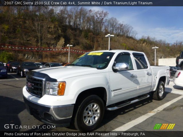 2007 GMC Sierra 1500 SLE Crew Cab 4x4 in Summit White