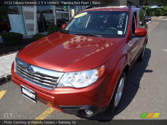 2010 Subaru Forester 2.5 X Limited in Paprika Red Pearl