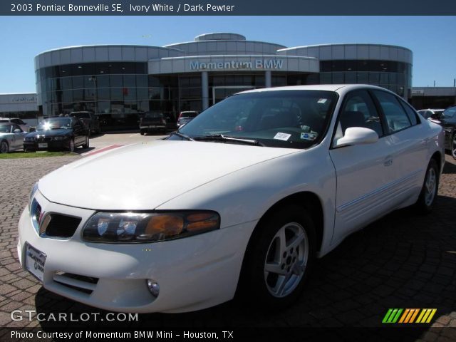 2003 Pontiac Bonneville SE in Ivory White