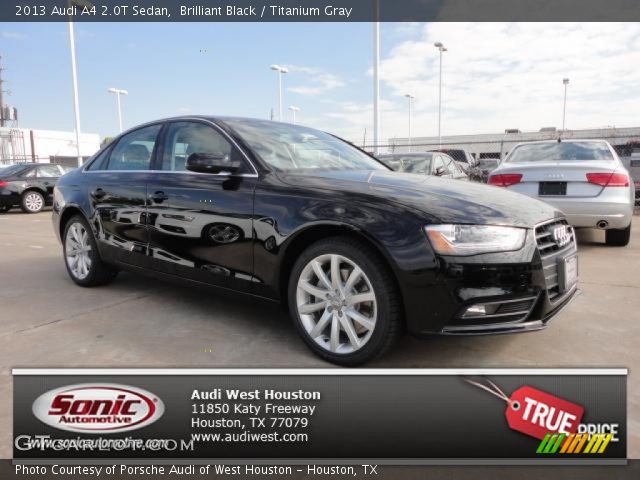 2013 Audi A4 2.0T Sedan in Brilliant Black
