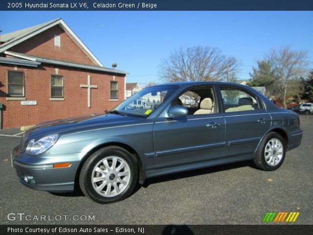 2005 Hyundai Sonata LX V6 in Celadon Green