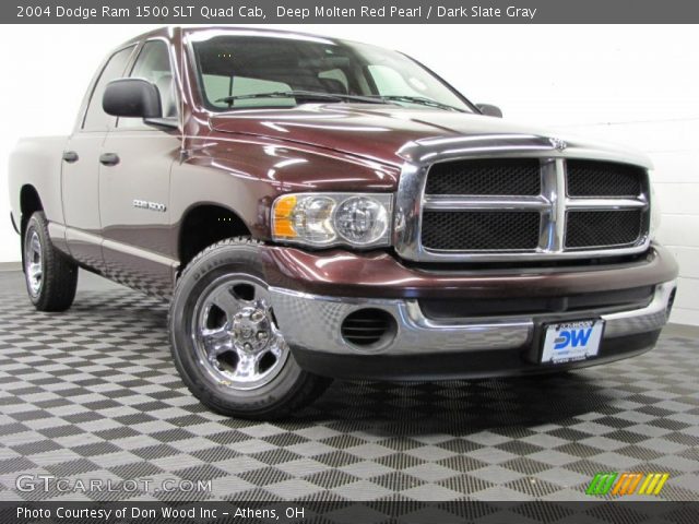 2004 Dodge Ram 1500 SLT Quad Cab in Deep Molten Red Pearl