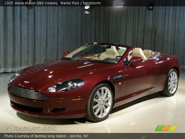 2005 Aston Martin DB9 Volante in Merlot Red