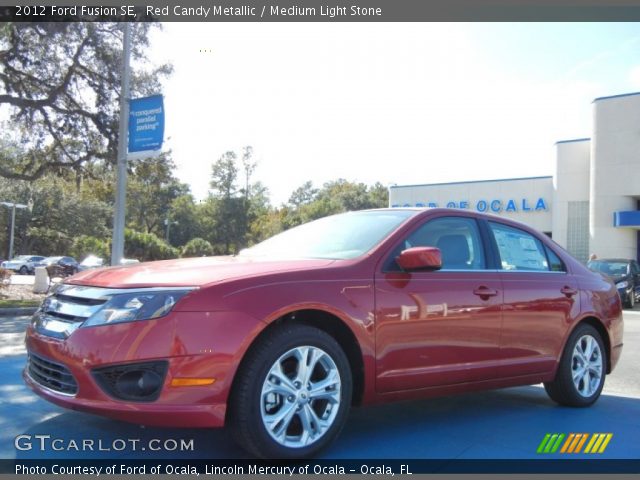 2012 Ford Fusion SE in Red Candy Metallic