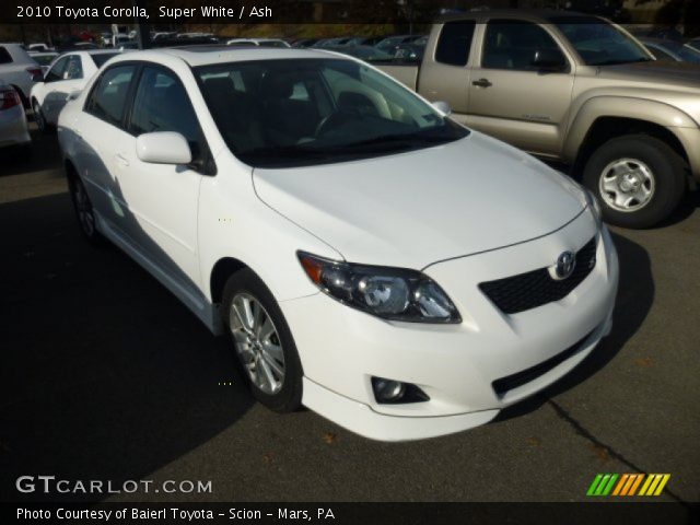 2010 Toyota Corolla  in Super White