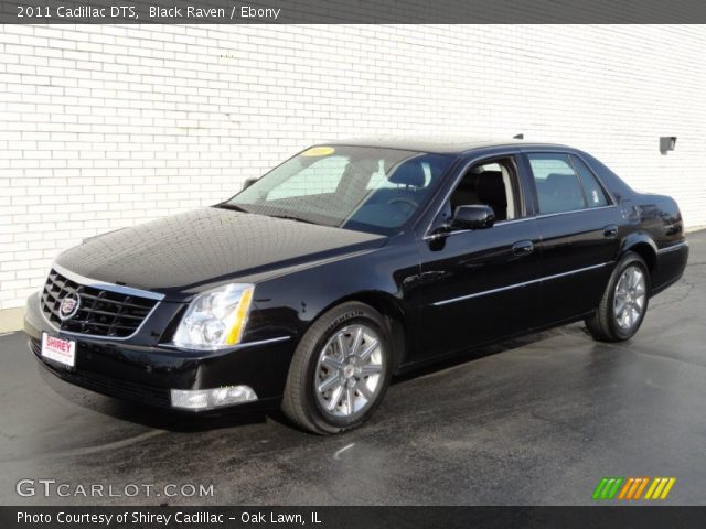 2011 Cadillac DTS  in Black Raven