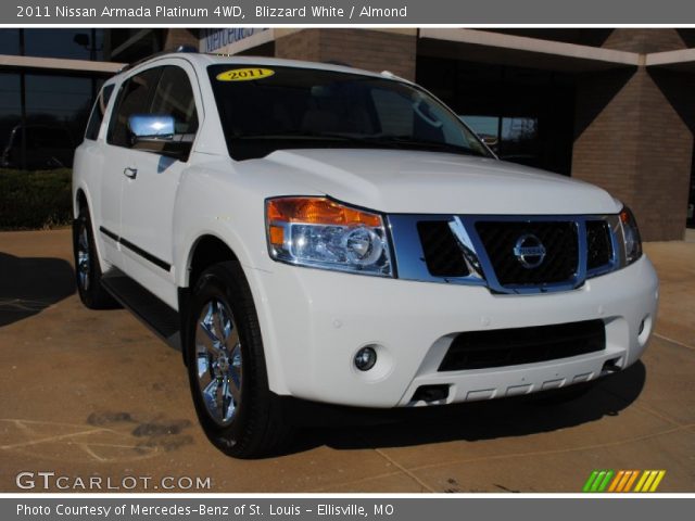 2011 Nissan Armada Platinum 4WD in Blizzard White