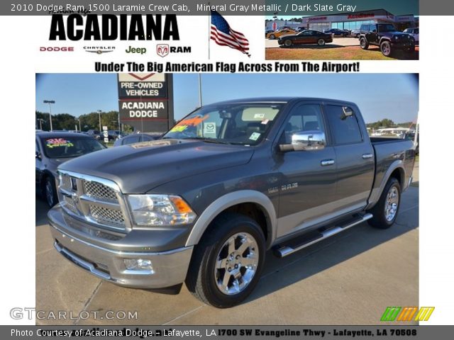 2010 Dodge Ram 1500 Laramie Crew Cab in Mineral Gray Metallic