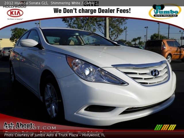 2012 Hyundai Sonata GLS in Shimmering White