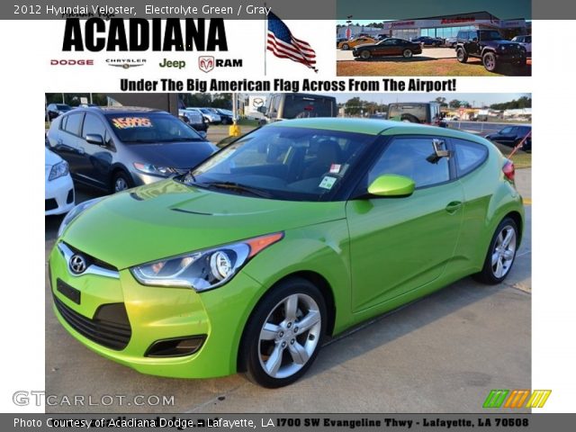 2012 Hyundai Veloster  in Electrolyte Green