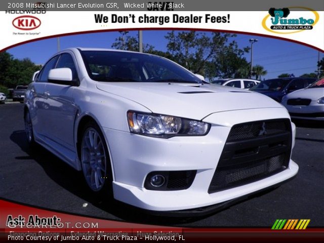 2008 Mitsubishi Lancer Evolution GSR in Wicked White