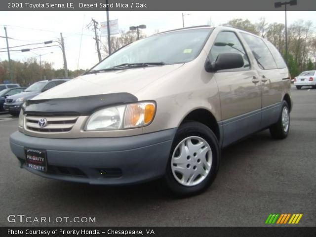 2001 Toyota Sienna LE in Desert Sand Mica