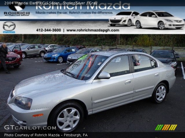 2004 Hyundai Elantra GLS Sedan in Sterling Silver