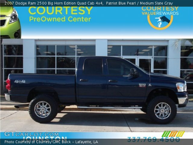 2007 Dodge Ram 2500 Big Horn Edition Quad Cab 4x4 in Patriot Blue Pearl