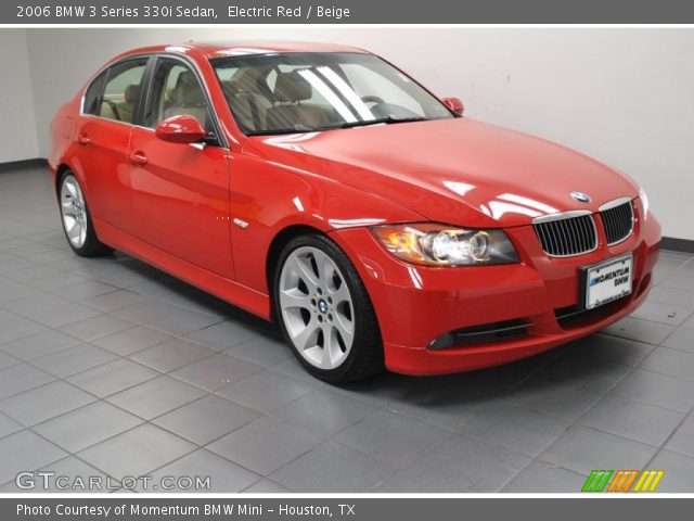 2006 BMW 3 Series 330i Sedan in Electric Red