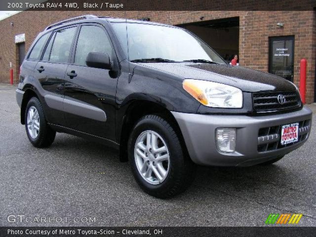 2002 Toyota RAV4 4WD in Black