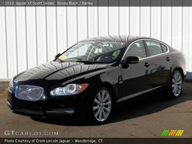 2010 Jaguar XF Sport Sedan in Ebony Black