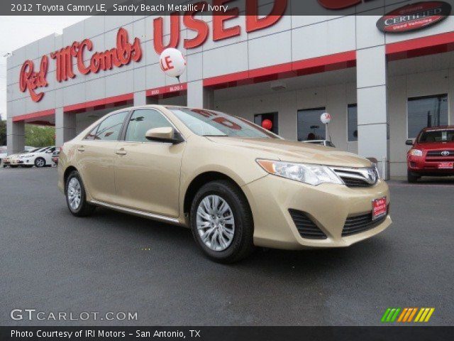 2012 Toyota Camry LE in Sandy Beach Metallic