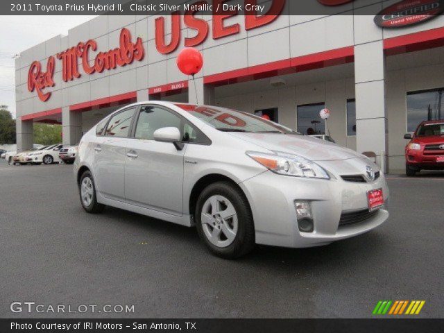 2011 Toyota Prius Hybrid II in Classic Silver Metallic