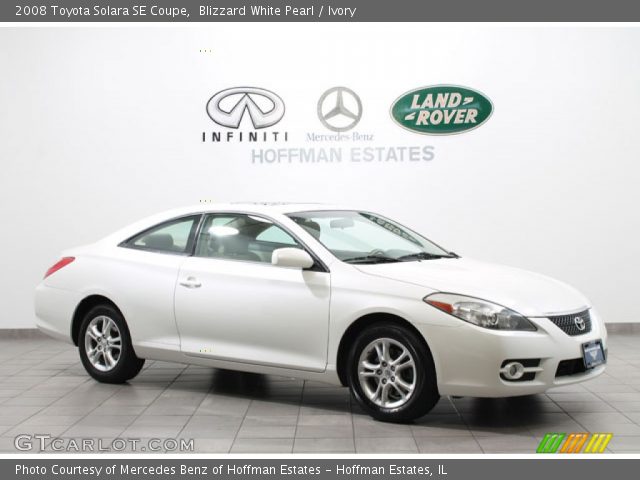 2008 Toyota Solara SE Coupe in Blizzard White Pearl