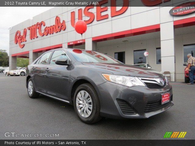 2012 Toyota Camry LE in Magnetic Gray Metallic