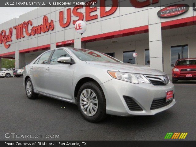 2012 Toyota Camry LE in Classic Silver Metallic