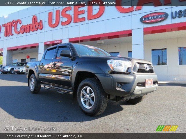 2012 Toyota Tacoma V6 Prerunner Double Cab in Black
