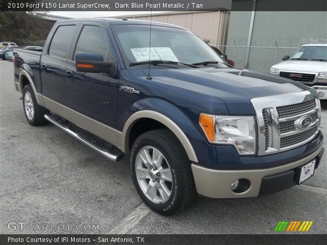 2010 Ford F150 Lariat SuperCrew in Dark Blue Pearl Metallic