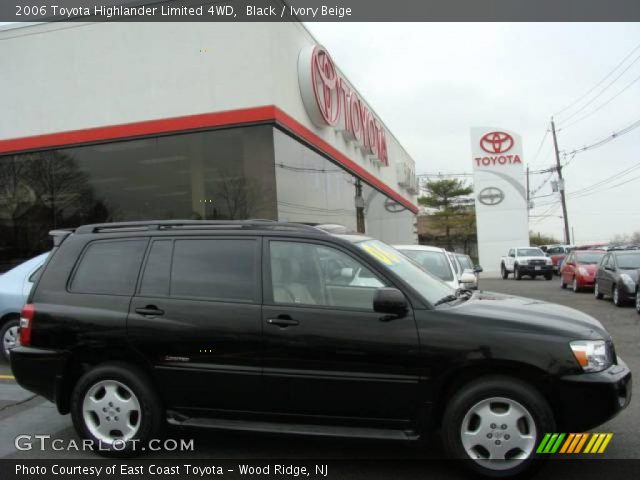 2006 Toyota Highlander Limited 4WD in Black