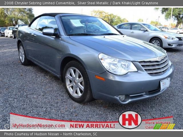 2008 Chrysler Sebring Limited Convertible in Silver Steel Metallic