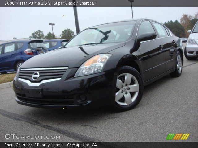 2008 Nissan Altima 2.5 S in Super Black